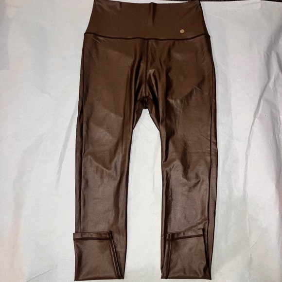 SAVVI liquid brown leggings - Picture 2 of 9